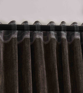 2er Set Jacquard Vorhänge mit Lurex-Effektgarn »HAVANNA« Multiband-Aufhängung: Luxus für Ihr Zuhause 2023340-2