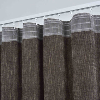 2er Set Jacquard Vorhänge mit Lurex-Effektgarn »HAVANNA« Multiband-Aufhängung: Luxus für Ihr Zuhause 2023340-2