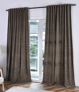 2er Set Jacquard Vorhänge mit Lurex-Effektgarn »HAVANNA« Multiband-Aufhängung: Luxus für Ihr Zuhause 2023340-2