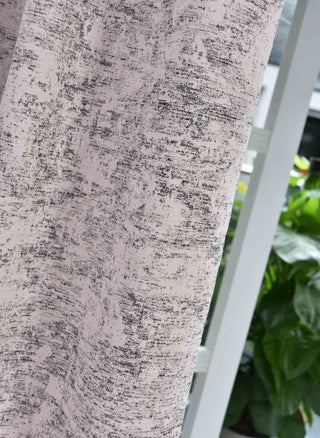 2er Set Vorhänge Wendevorhang HxB 245x140 cm Creme Schwarz Jacquard-Muster »VENEDIG« Beidseitig Nutzbar Hell/Dunkel Kunststoffösen Flexibles Raumdesign 2023310-2