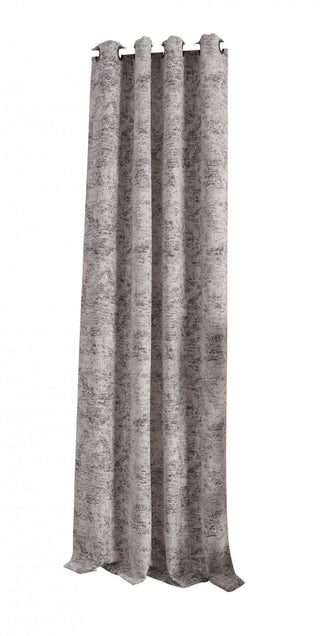 2er Set Vorhänge Wendevorhang HxB 245x140 cm Creme Schwarz Jacquard-Muster »VENEDIG« Beidseitig Nutzbar Hell/Dunkel Kunststoffösen Flexibles Raumdesign 2023310-2