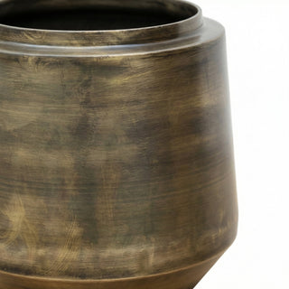 Indigo 'Vintage Gold' - Dekotopf aus Metall