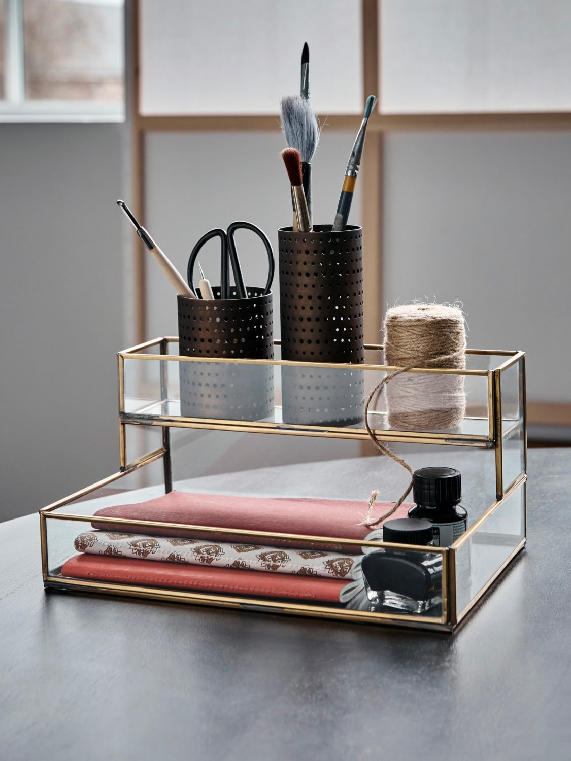 Glasablage HDArca Messing