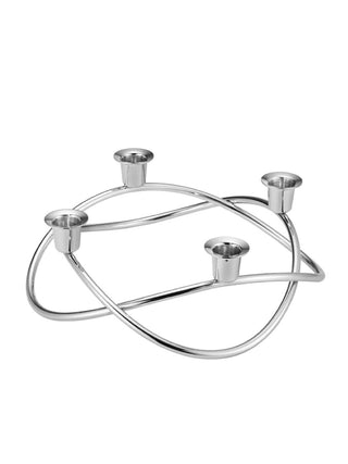 Eleganter glänzender Kerzenhalter Season von THE FJORD HOUSE, stilvolles Wohnaccessoire für gemütliche Atmosphäre.