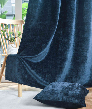 Verdunkelungsvorhang »Nürnberg« Ösen Raffhalter Chenille samtig weich geschmeidig fallend 202420