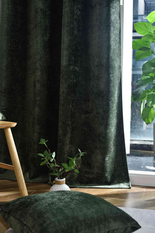 Verdunkelungsvorhang »Nürnberg« Ösen Raffhalter Chenille samtig weich geschmeidig fallend 202420