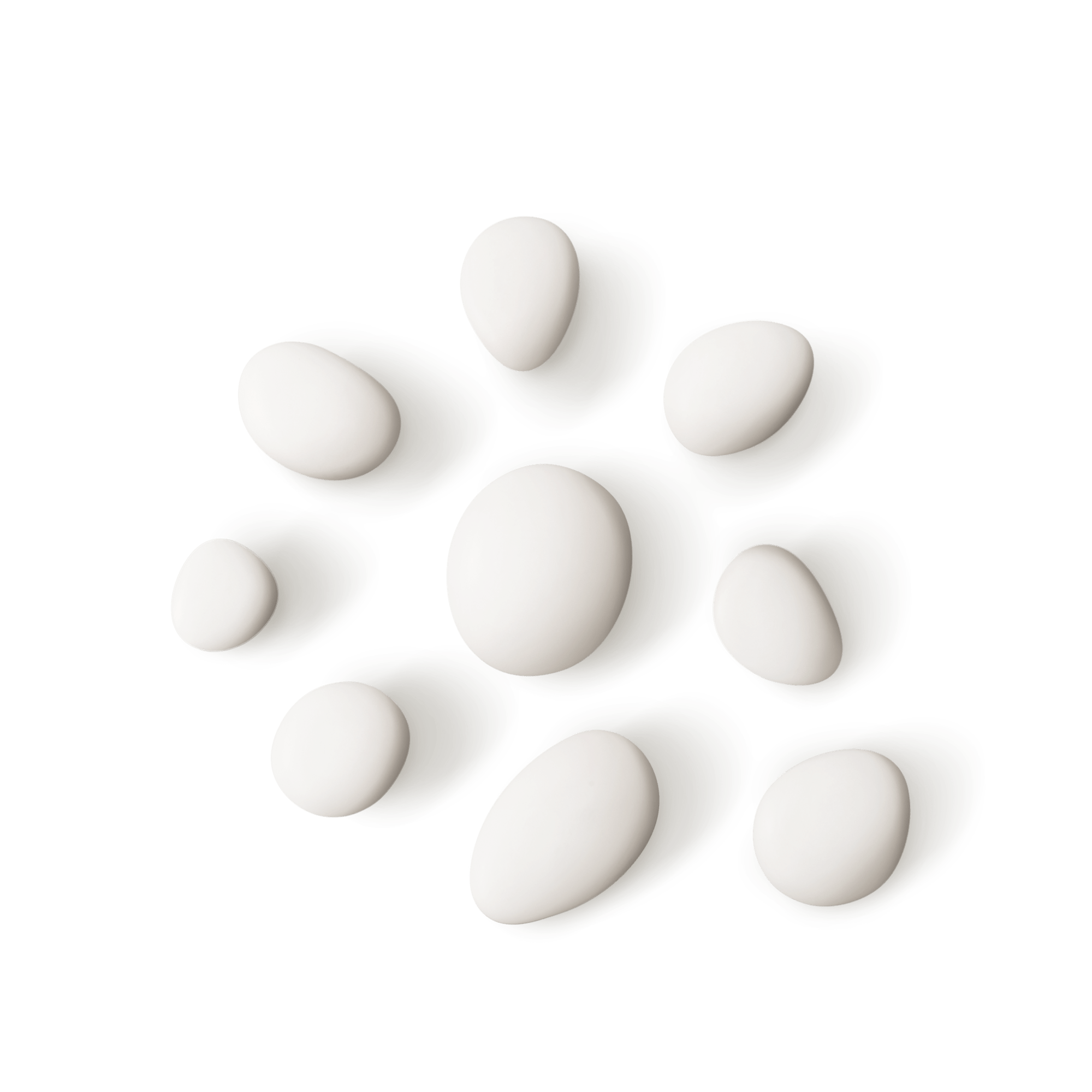 Wandinstallation HOOKS Set of 9