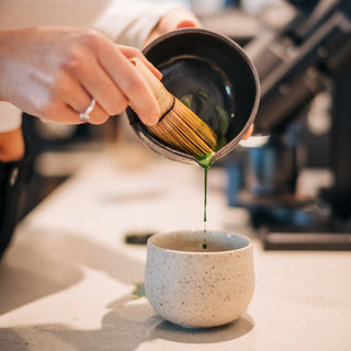 Ocha Teetasse mit Spots | Matcha Tasse