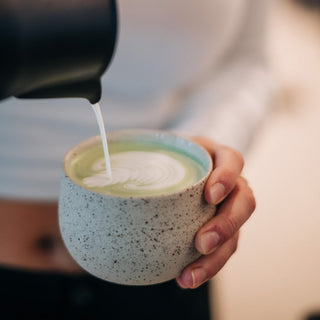 Ocha Teetasse mit Spots | Matcha Tasse